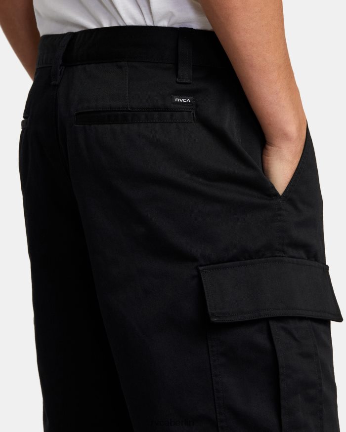 RVCA Americana-Cargoshorts aus der Rezessionskollektion BF4L8X342 Kleidung Schwarz Männer