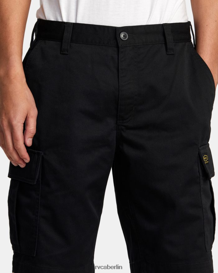 RVCA Americana-Cargoshorts aus der Rezessionskollektion BF4L8X342 Kleidung Schwarz Männer