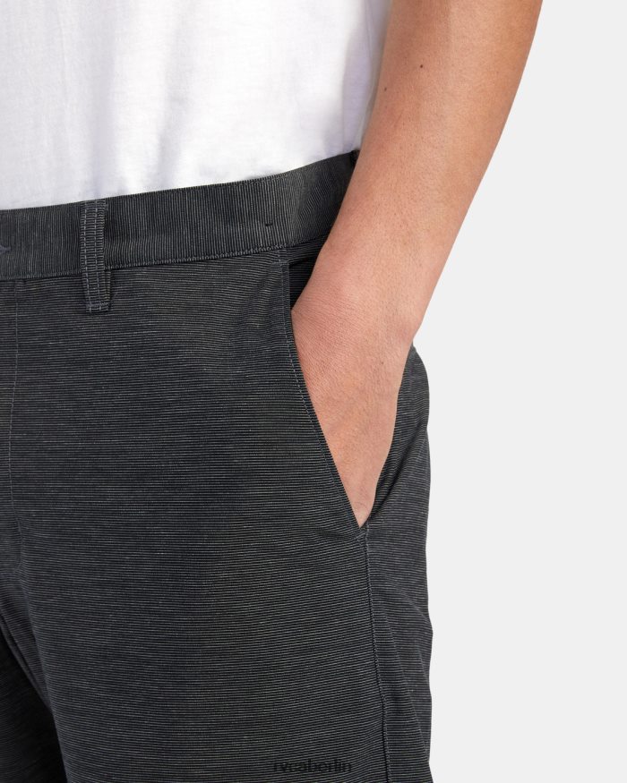 RVCA Dolche Chino-Hybrid-Boardshorts BF4L8X812 Kleidung Schwarz Männer