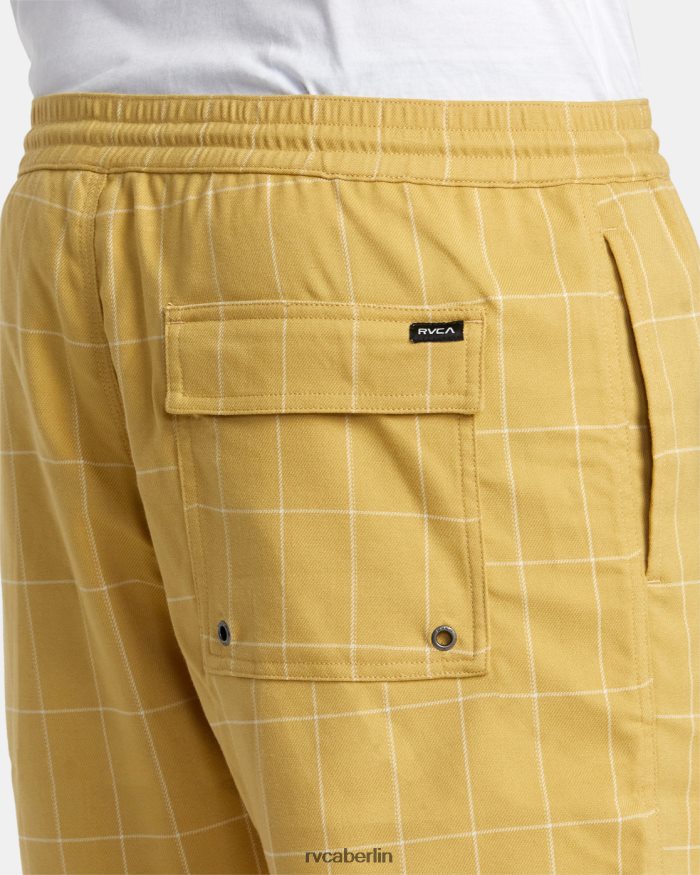 RVCA Escape-Anzug elastische Walkshorts 17 BF4L8X58 Kleidung Banane Männer