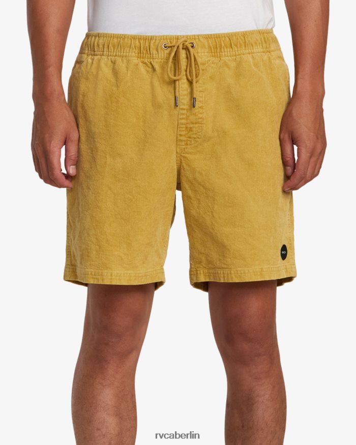 RVCA Escape Cordshorts mit elastischem Bund 17 BF4L8X921 Kleidung Südliches Moos Männer
