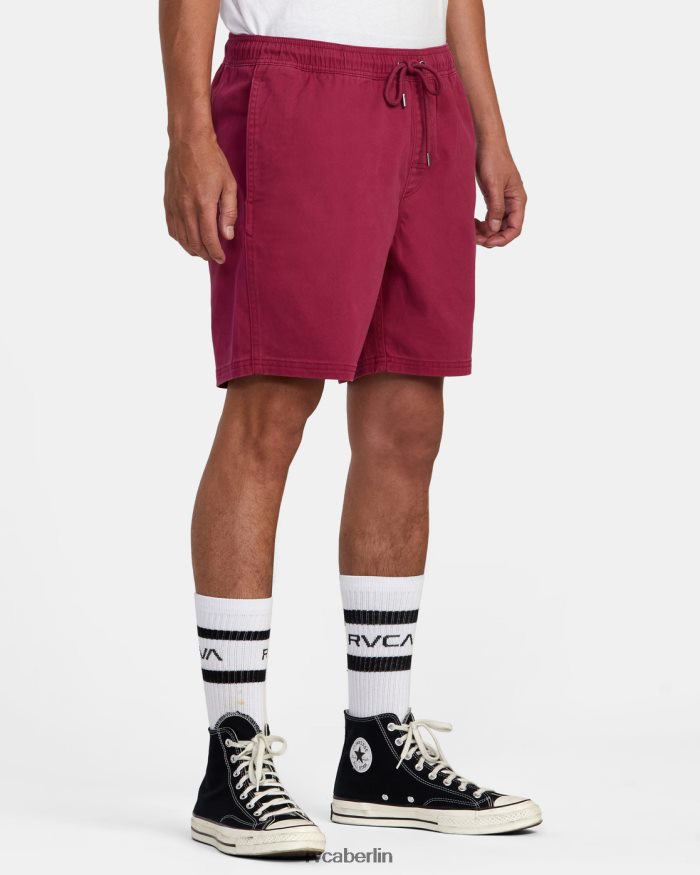 RVCA Escape Walkshorts mit elastischem Bund 17 BF4L8X1056 Kleidung Kaktusrose Männer