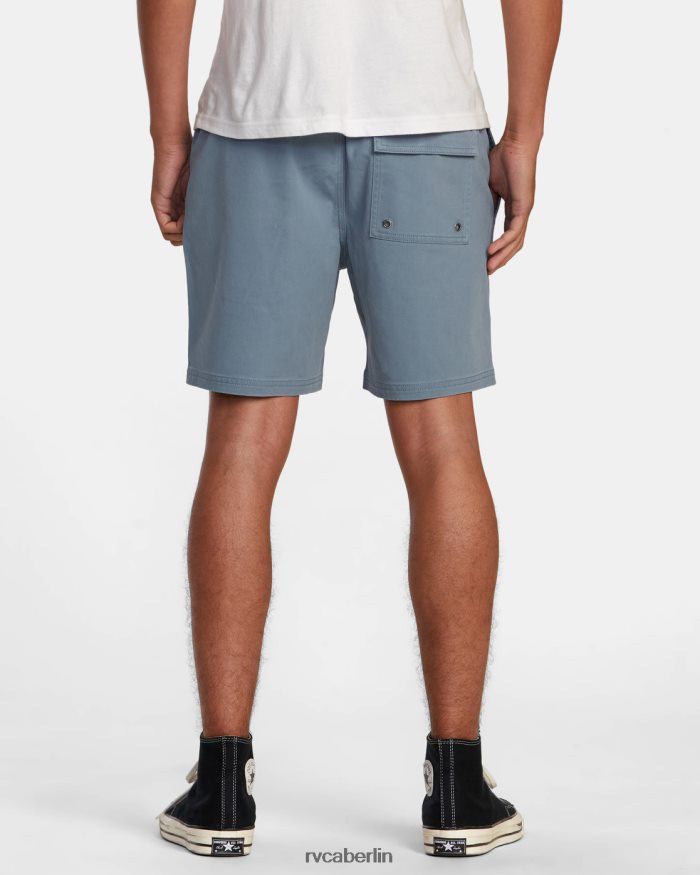 RVCA Escape Walkshorts mit elastischem Bund 17 BF4L8X389 Kleidung Industrieblau Männer
