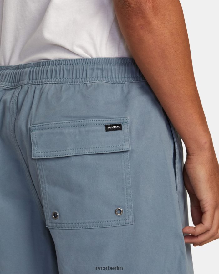 RVCA Escape Walkshorts mit elastischem Bund 17 BF4L8X389 Kleidung Industrieblau Männer
