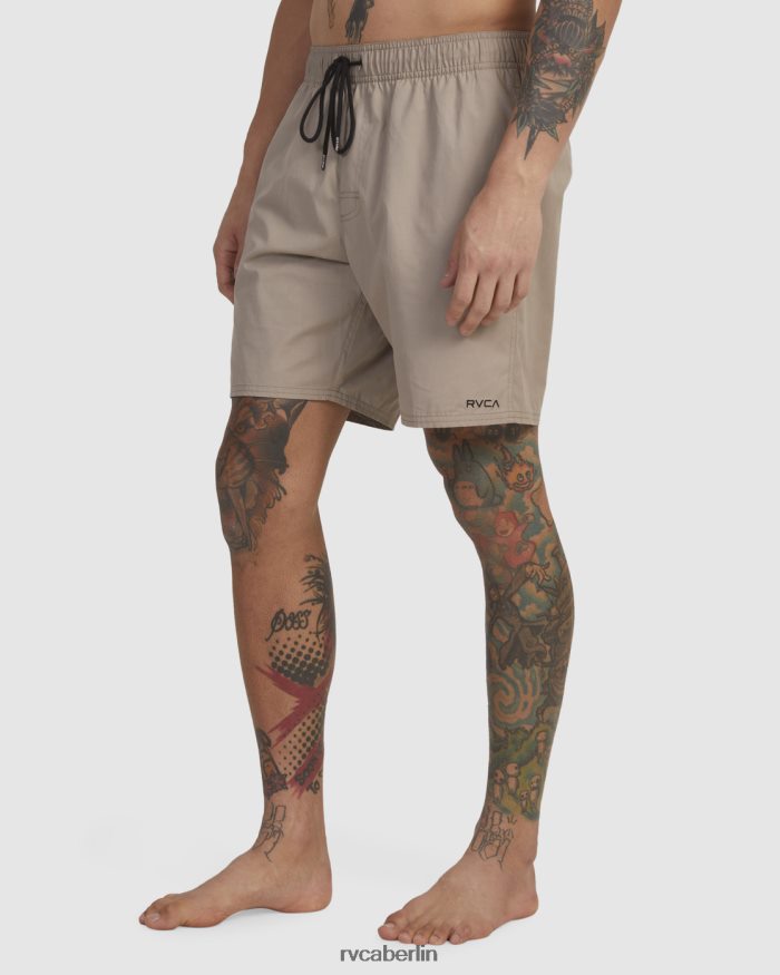 RVCA Gegensätze Hybrid-Amphibien-Shorts mit elastischem Bund BF4L8X476 Kleidung Holz Männer