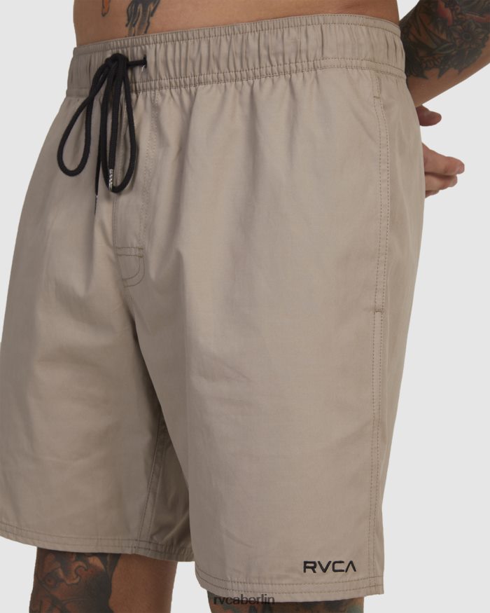 RVCA Gegensätze Hybrid-Amphibien-Shorts mit elastischem Bund BF4L8X476 Kleidung Holz Männer