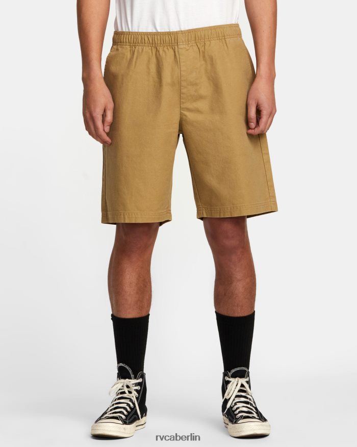 RVCA Hochwertige elastische Taille 20 Shorts BF4L8X339 Kleidung khaki Männer