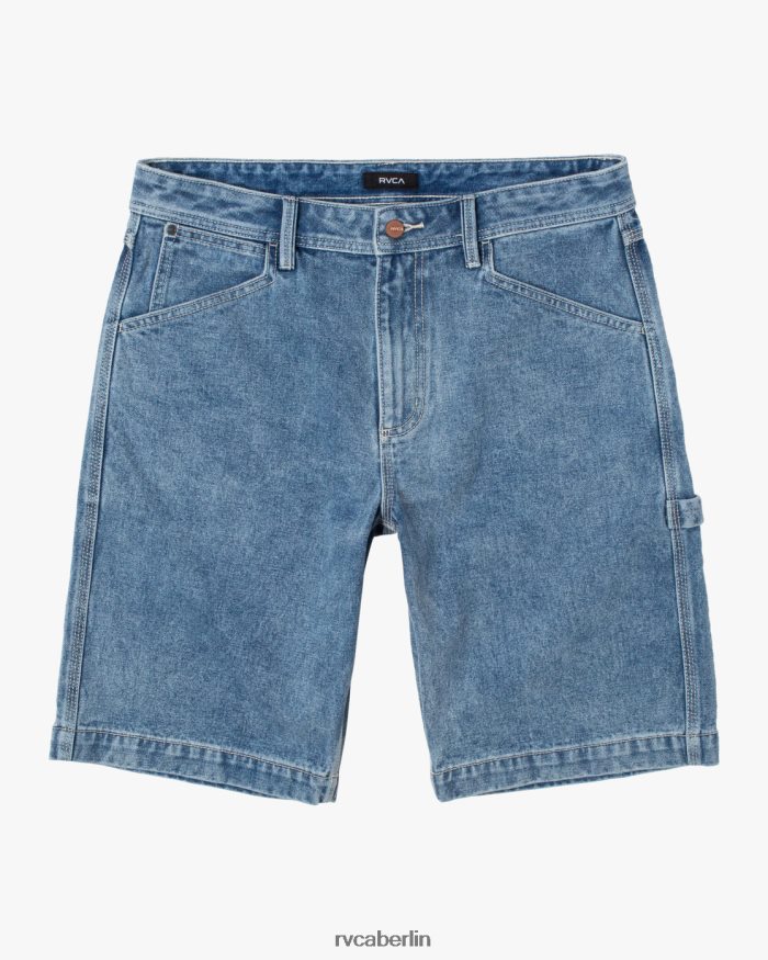 RVCA Kettenhemd-Jeansshorts BF4L8X925 Kleidung gebrochene blaue Waschung Männer