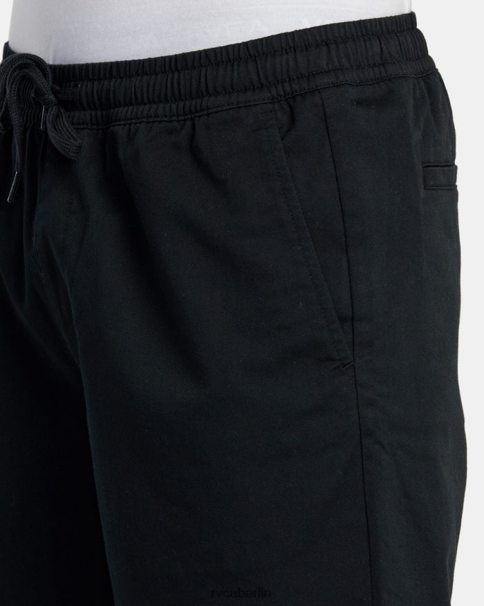 RVCA Weekend-Shorts mit elastischem Bund BF4L8X212 Kleidung Schwarz Männer