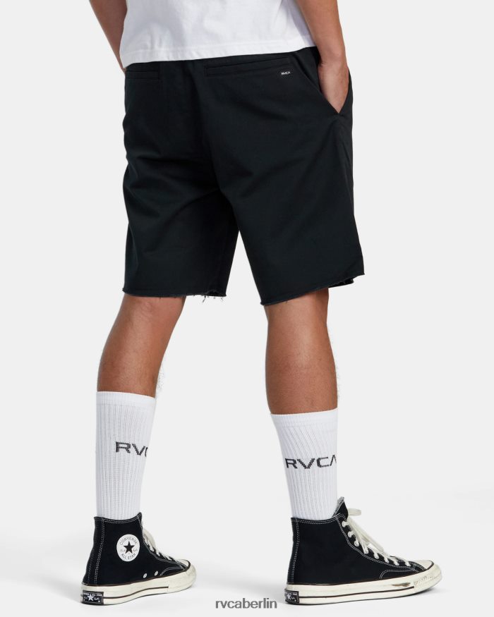RVCA Weekend-Shorts mit elastischem Bund BF4L8X212 Kleidung Schwarz Männer