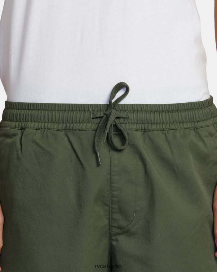 RVCA Weekend-Shorts mit elastischem Bund BF4L8X219 Kleidung Kaktus Männer