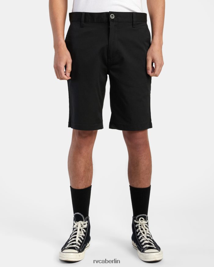 RVCA Weekend-Stretch-Chinoshorts 20 BF4L8X661 Kleidung Schwarz Männer