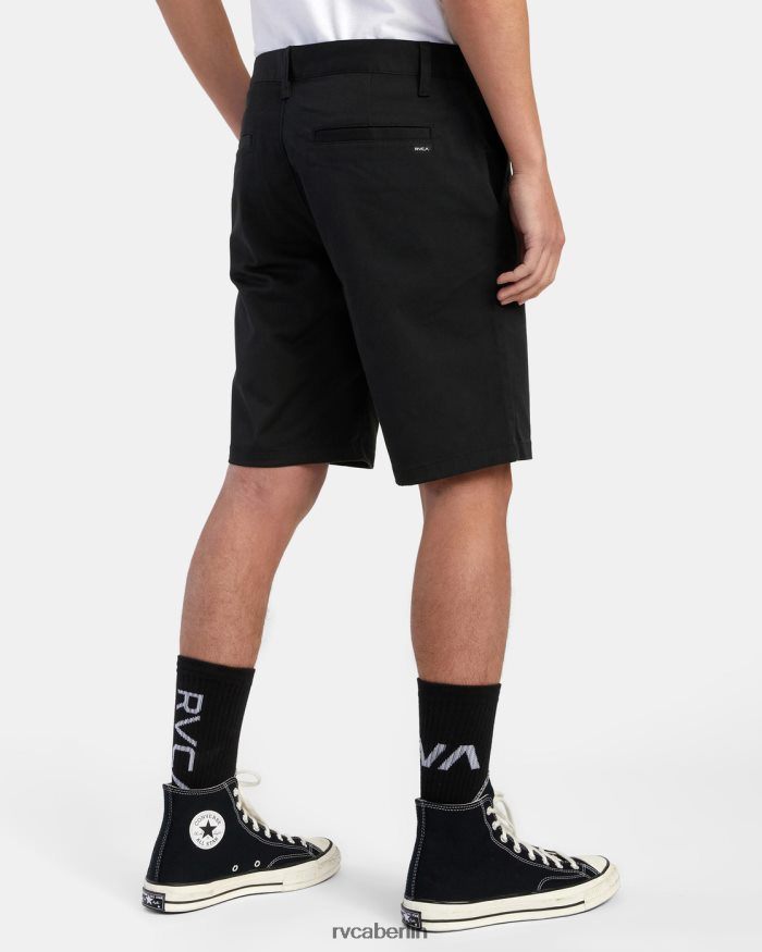 RVCA Weekend-Stretch-Chinoshorts 20 BF4L8X661 Kleidung Schwarz Männer