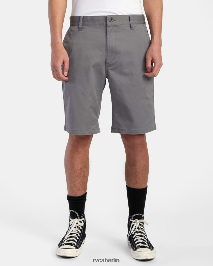 RVCA Weekend-Stretch-Chinoshorts 20 BF4L8X671 Kleidung Rauch Männer