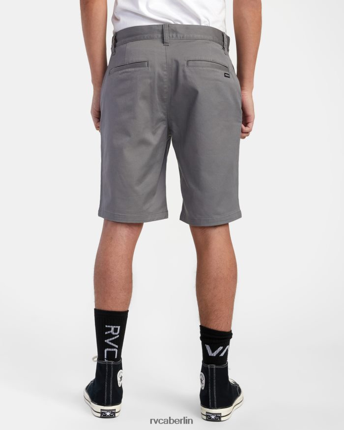 RVCA Weekend-Stretch-Chinoshorts 20 BF4L8X671 Kleidung Rauch Männer
