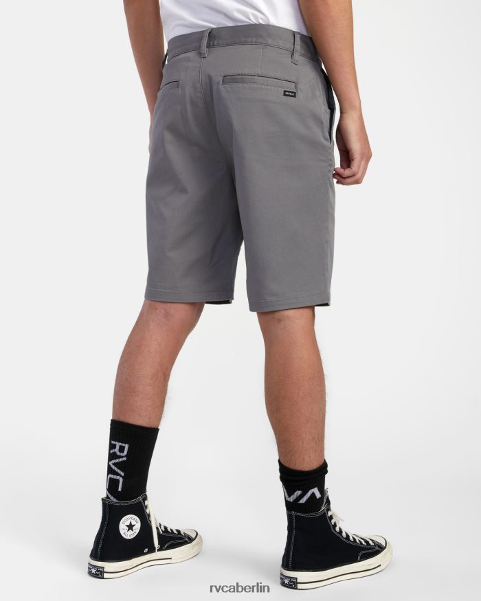 RVCA Weekend-Stretch-Chinoshorts 20 BF4L8X671 Kleidung Rauch Männer