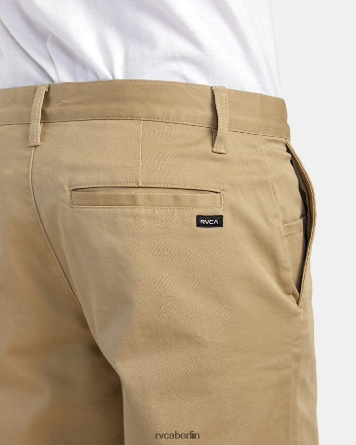 RVCA Weekend-Stretch-Chinoshorts 20 BF4L8X734 Kleidung khaki Männer