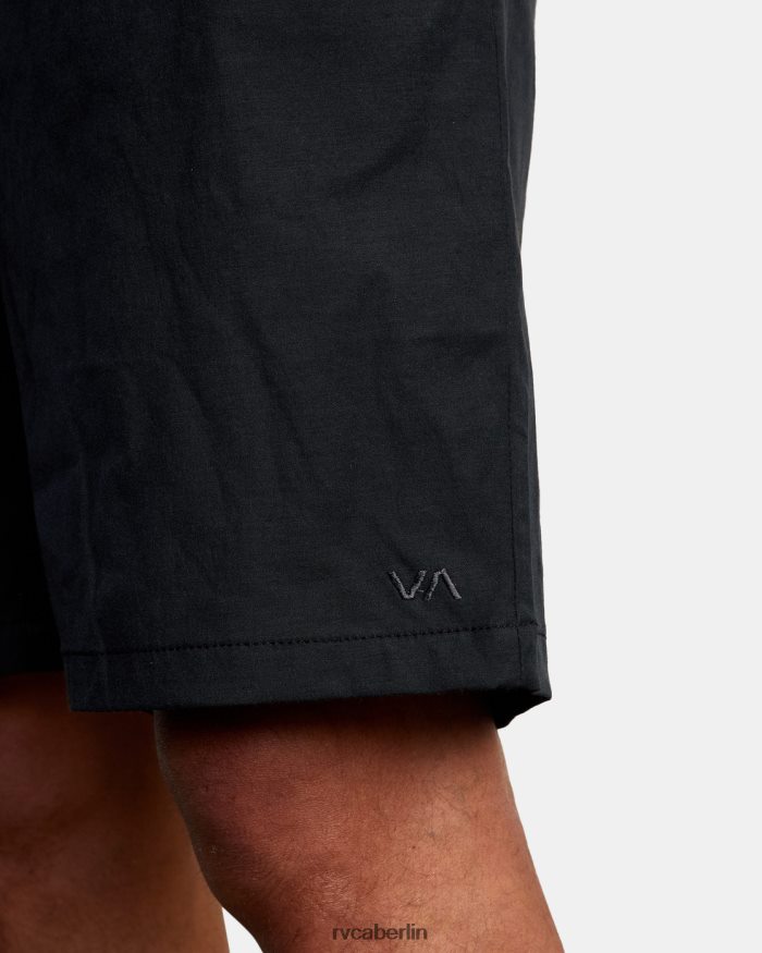 RVCA zurück in Hybrid-19-Shorts BF4L8X677 Kleidung Schwarz Männer