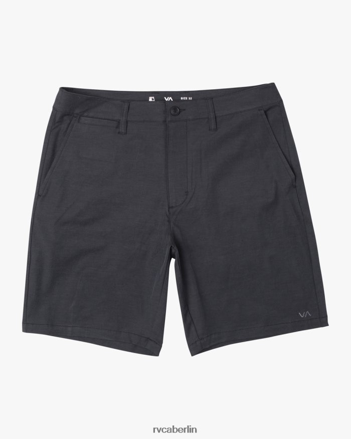 RVCA zurück in Hybrid-19-Shorts BF4L8X677 Kleidung Schwarz Männer