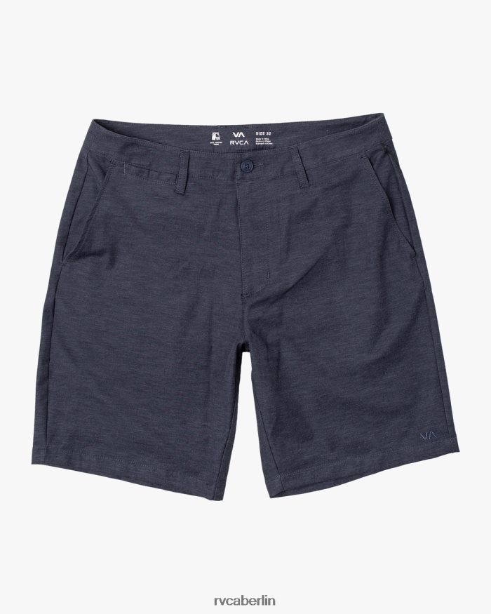 RVCA zurück in Hybrid-19-Shorts BF4L8X849 Kleidung Denim meliert Männer