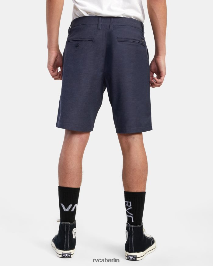 RVCA zurück in Hybrid-Walkshorts 19 BF4L8X607 Kleidung Denim meliert Männer