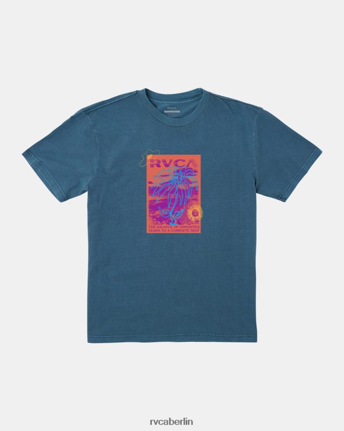 RVCA Atomic Jam T-Shirt BF4L8X294 Kleidung Entenblau Männer