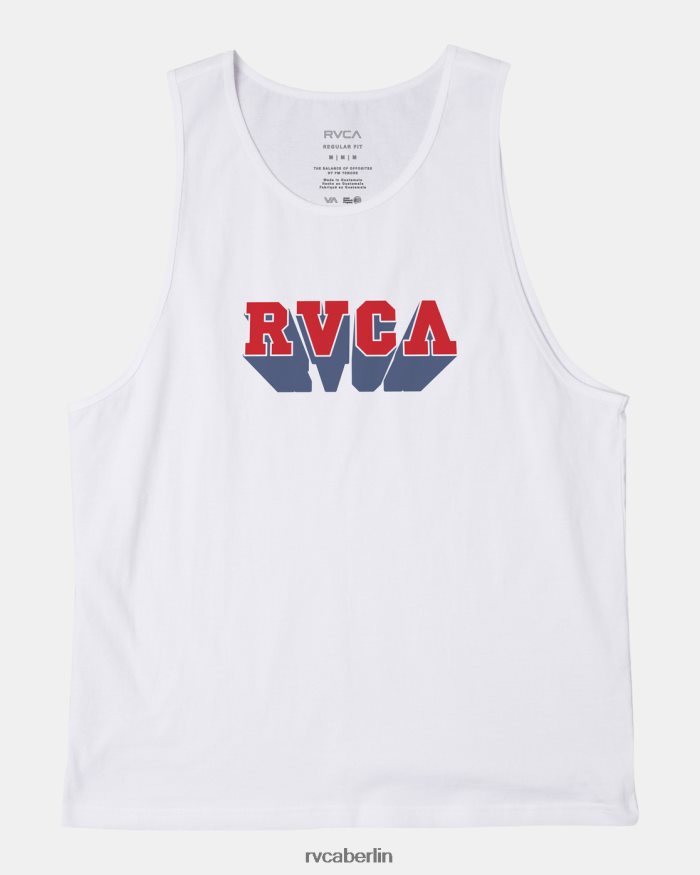 RVCA Aufpralltank BF4L8X75 Kleidung Weiß Männer