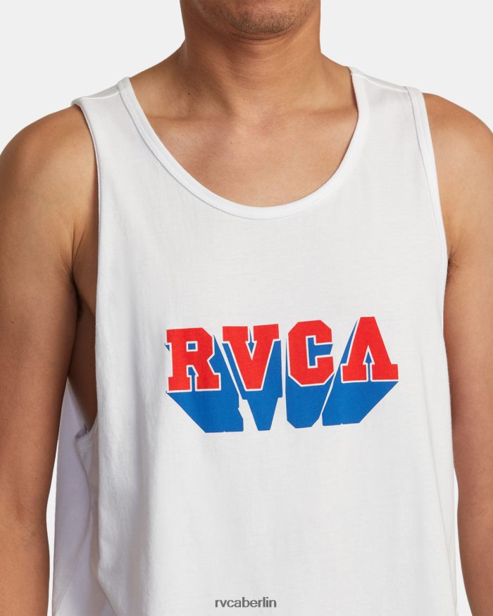 RVCA Aufpralltank BF4L8X75 Kleidung Weiß Männer