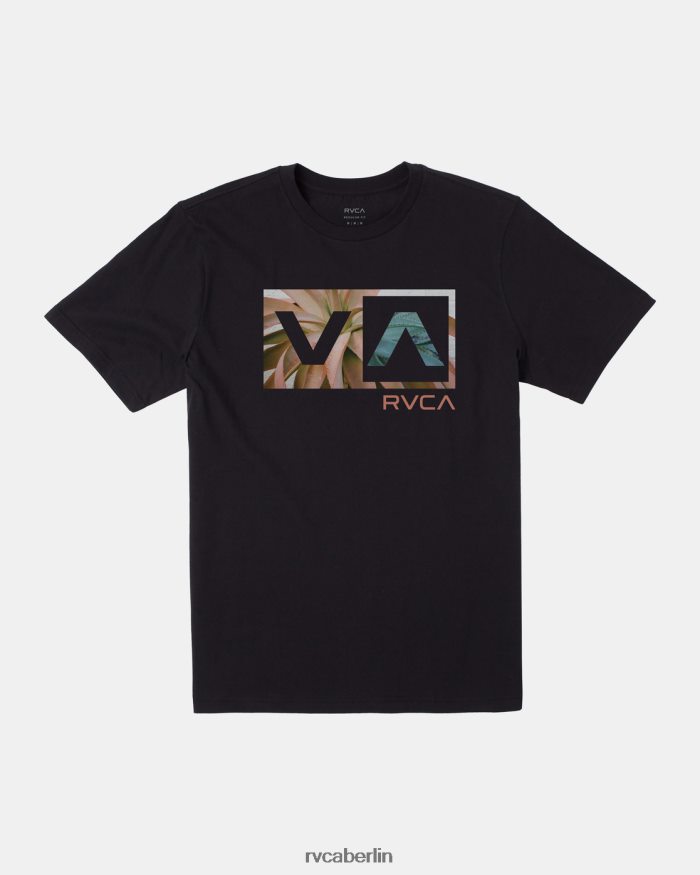 RVCA Balance-Box-T-Shirt BF4L8X437 Kleidung Schwarz Männer