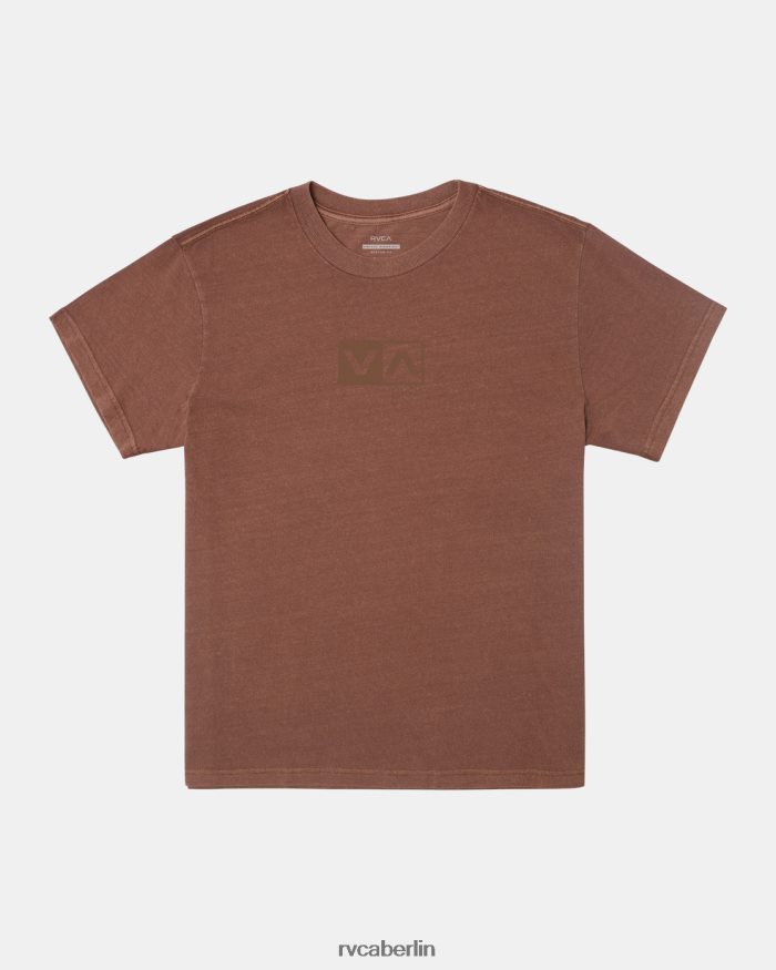 RVCA Balance-Flock-T-Shirt BF4L8X375 Kleidung Rohleder Männer
