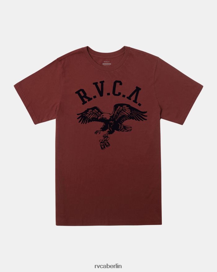 RVCA Byob-T-Shirt BF4L8X576 Kleidung rote Erde Männer