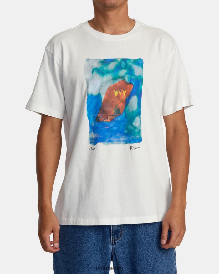 RVCA Colin Sussingham Float T-Shirt BF4L8X51 Kleidung Altweiß Männer
