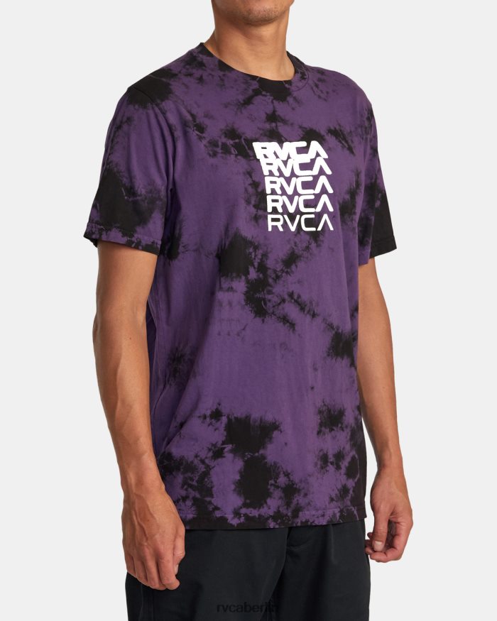 RVCA Degen-T-Shirt BF4L8X22 Kleidung lila Krawattenfarbe Männer