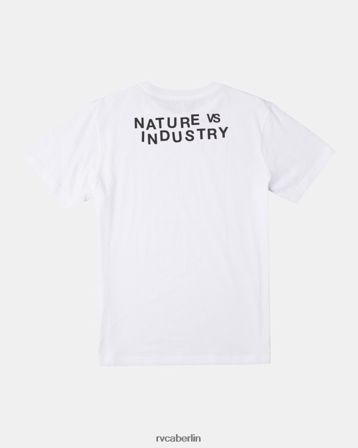 RVCA Einwahl-T-Shirt BF4L8X380 Kleidung Weiß Männer