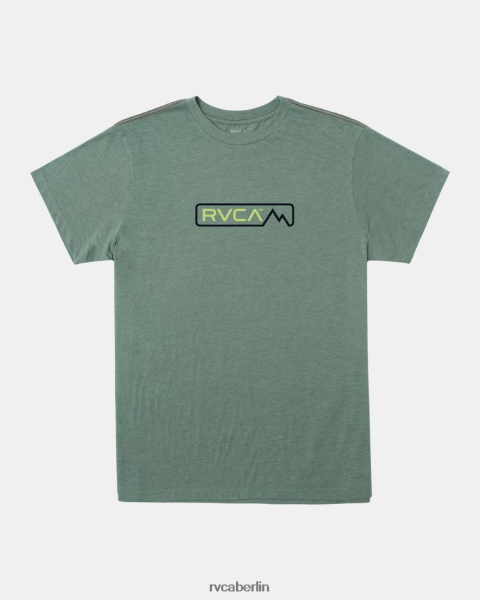 RVCA Höhen-T-Shirt BF4L8X364 Kleidung Jade Männer
