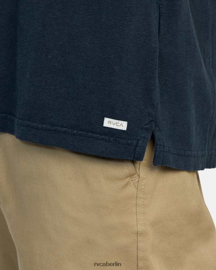 RVCA Hochwertiges Hanf-T-Shirt BF4L8X351 Kleidung Indigo Männer