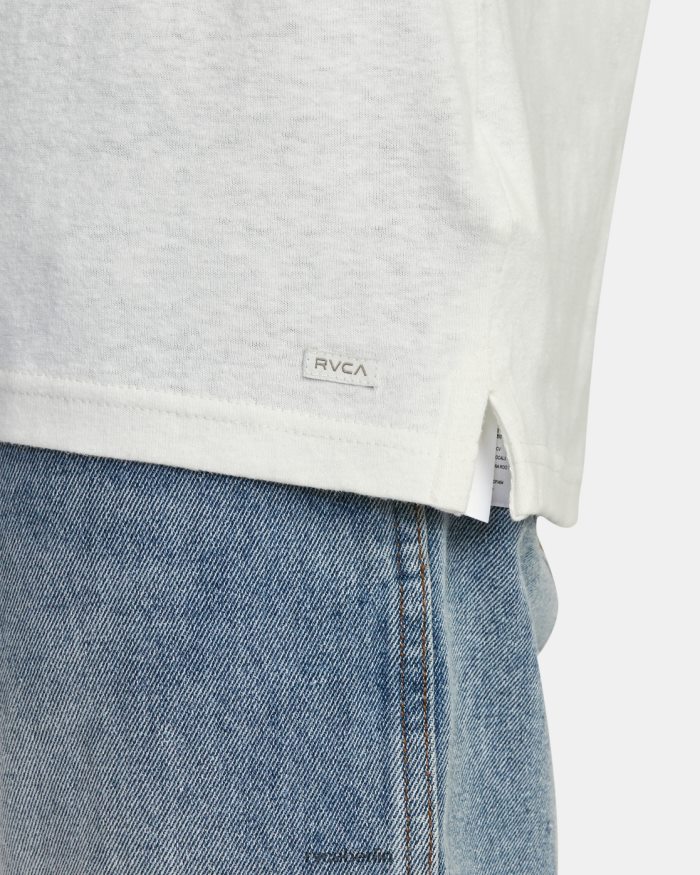 RVCA Hochwertiges Hanf-T-Shirt BF4L8X352 Kleidung natürlich Männer