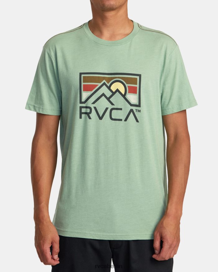 RVCA Horizont-Ind-T-Stück BF4L8X139 Kleidung grüner Dunst Männer