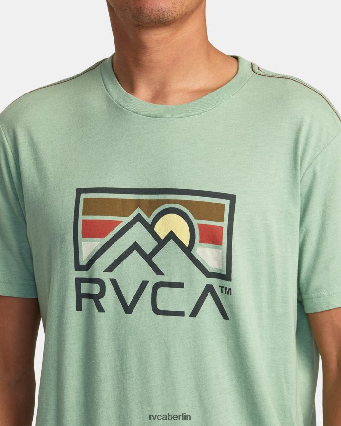 RVCA Horizont-Ind-T-Stück BF4L8X139 Kleidung grüner Dunst Männer