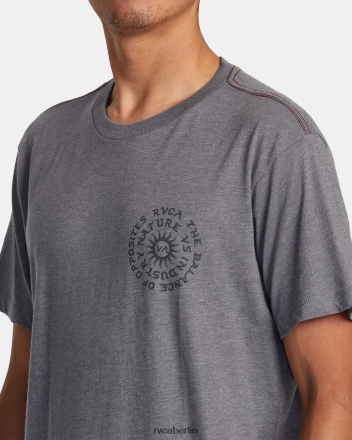 RVCA Hypnose-T-Shirt BF4L8X16 Kleidung Rauch Männer