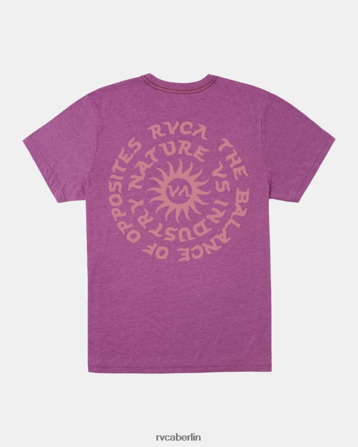 RVCA Hypnose-T-Shirt BF4L8X1 Kleidung helles Lila Männer