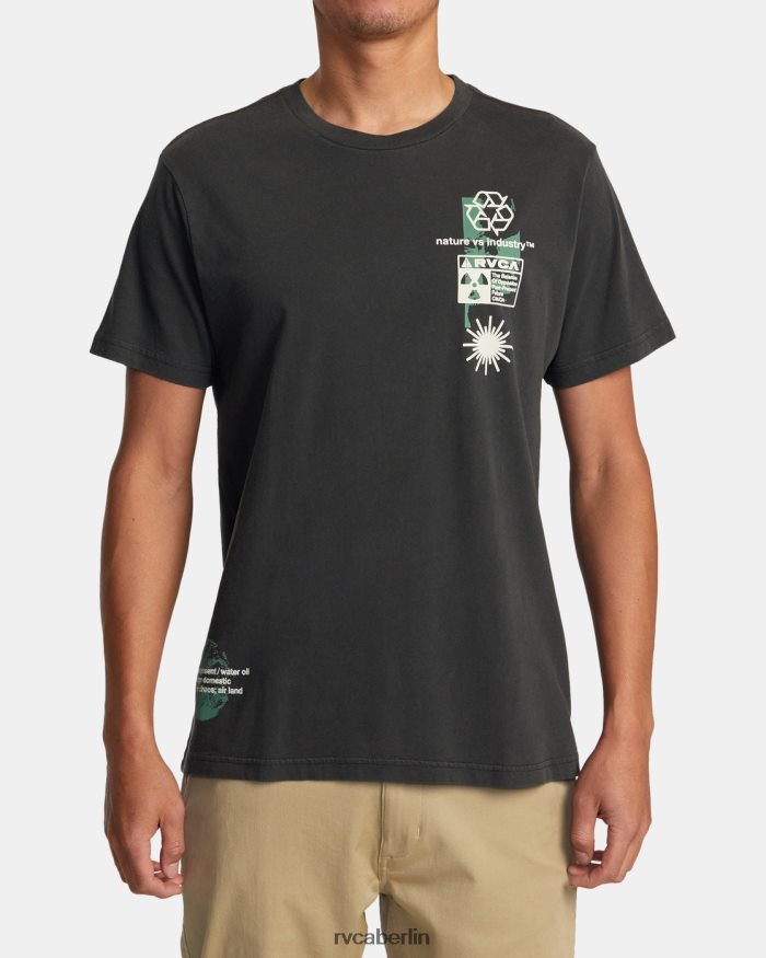 RVCA Infografik-T-Shirt BF4L8X187 Kleidung Pirat schwarz Männer
