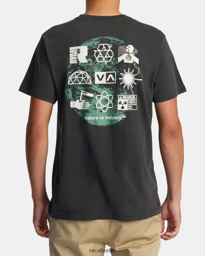 RVCA Infografik-T-Shirt BF4L8X187 Kleidung Pirat schwarz Männer