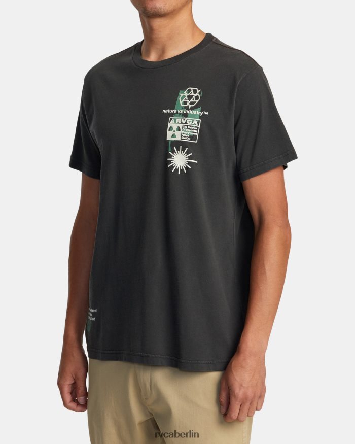 RVCA Infografik-T-Shirt BF4L8X187 Kleidung Pirat schwarz Männer