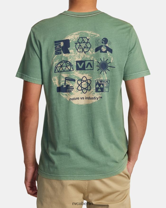 RVCA Infografik-T-Shirt BF4L8X188 Kleidung Verdite Männer