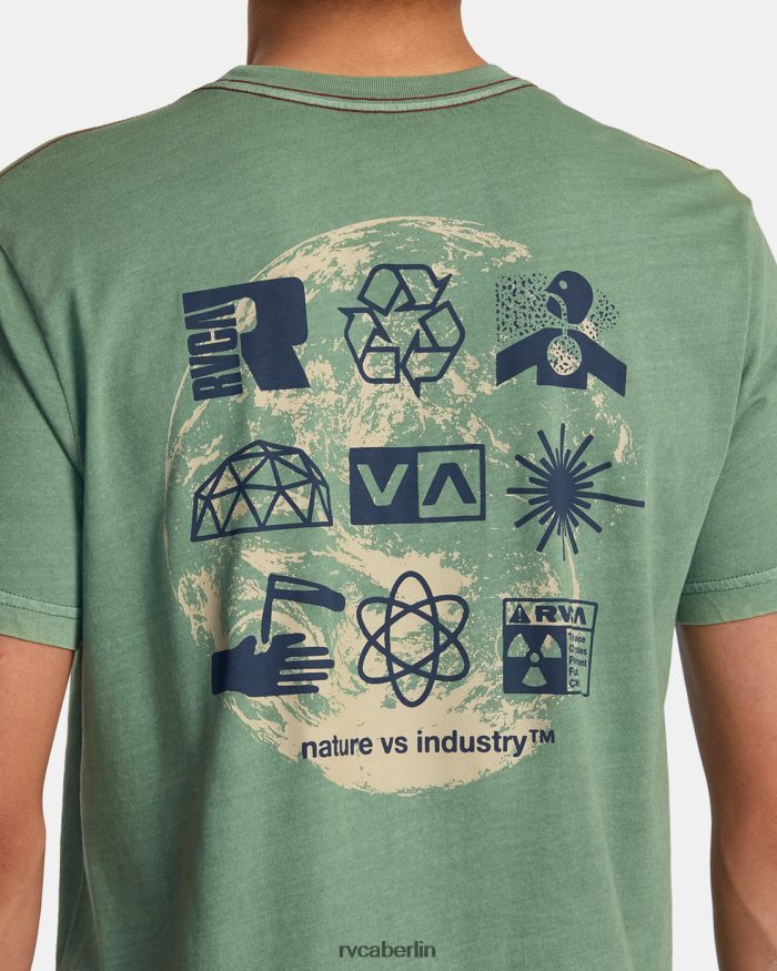 RVCA Infografik-T-Shirt BF4L8X188 Kleidung Verdite Männer