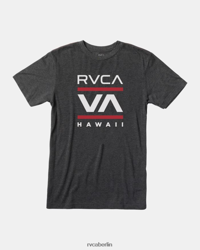 RVCA Inselradio-T-Shirt BF4L8X916 Kleidung Schwarz Männer