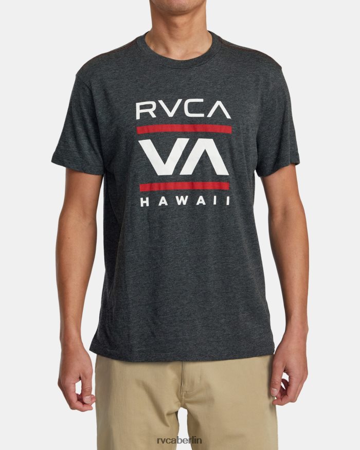 RVCA Inselradio-T-Shirt BF4L8X916 Kleidung Schwarz Männer