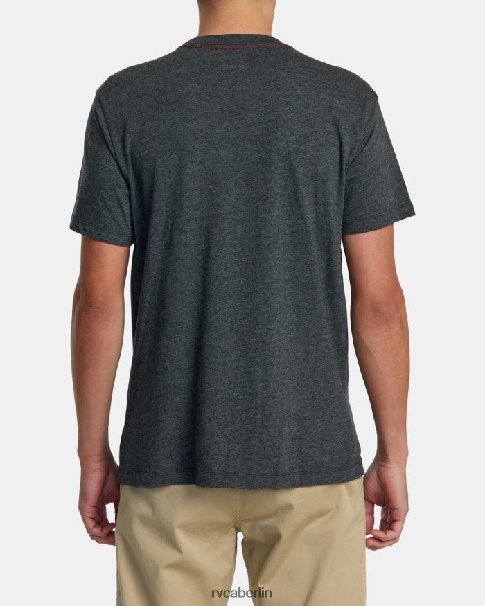 RVCA Inselradio-T-Shirt BF4L8X916 Kleidung Schwarz Männer