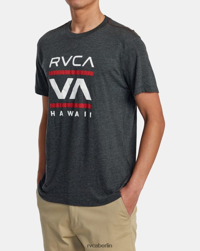RVCA Inselradio-T-Shirt BF4L8X916 Kleidung Schwarz Männer